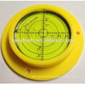 Glass pmma bubble level round vials with mounting holes KC-21114